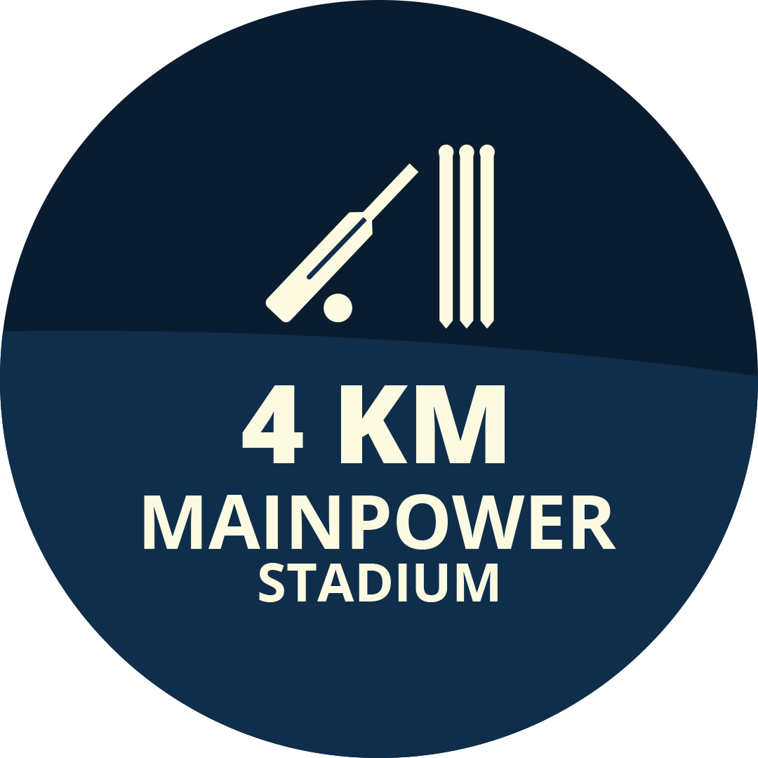 The Mainpower Stadium is just 4 kilometres from the new Bellgrove subdivision