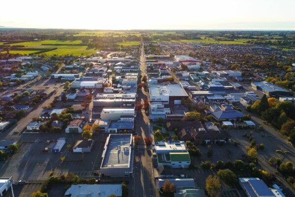 bellgrove_rangiora_subdivision_north_canterbury_drone_9 Rangiora is a great place to live with new houses for sale in the Bellgrove subdivision