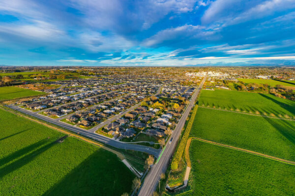 bellgrove_rangiora_momac_drone_9-9-21_small_17 Drone view of Bellgrove subdivision land where new houses are being built